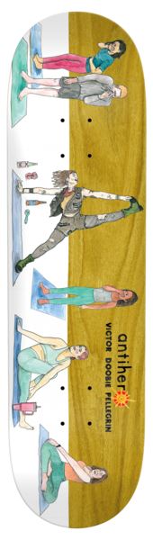 Anti Hero Doobie I Farted In Yoga Class Skateboard Deck - 8.69"