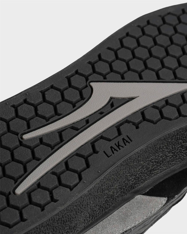 Lakai Essex Skate Shoes Black Grey - Skatewarehouse.co.uk