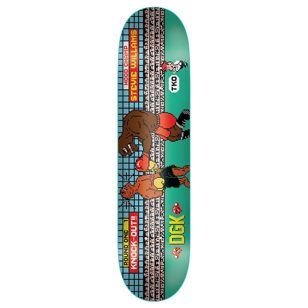 DGK Stevie Williams 'Bit TKO' Skateboard Deck - 8.0