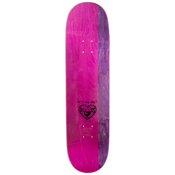 Jacuzzi Unlimited Louie Barletta 408 Right EX7 Salmon Skateboard Deck - 8.5