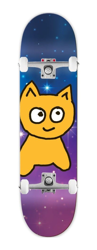 Meow Big Cat Galaxy x Venom Custom Complete Skateboard - 7.25"