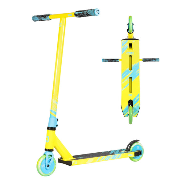 CORE CB1 Complete Scooter - Highlighter Yellow / Blue