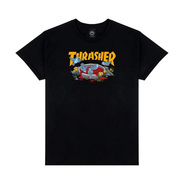 Thrasher T-Shirt Blood Bath - Black