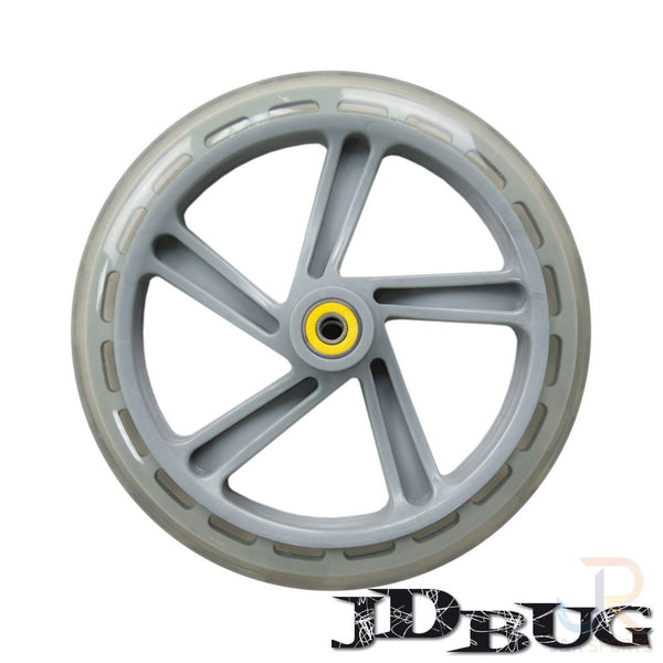 JD Bug Street 200 inc Bearings - 200mm Clear Scooter Wheels