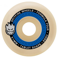 Spitfire Formula Four Skateboard Wheels Tablet 99 - White