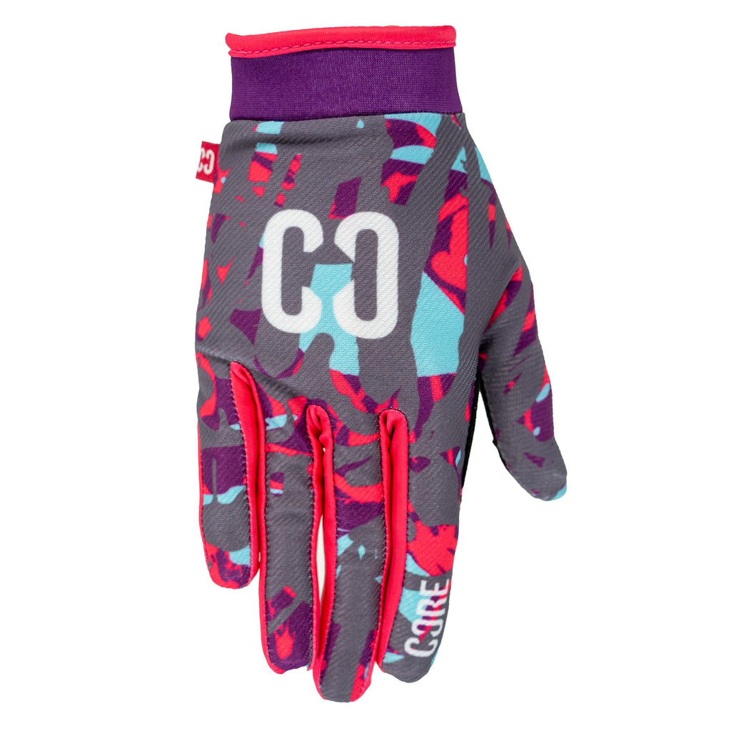 CORE Protection Aero Gloves - Neon Splat - Skatewarehouse.co.uk