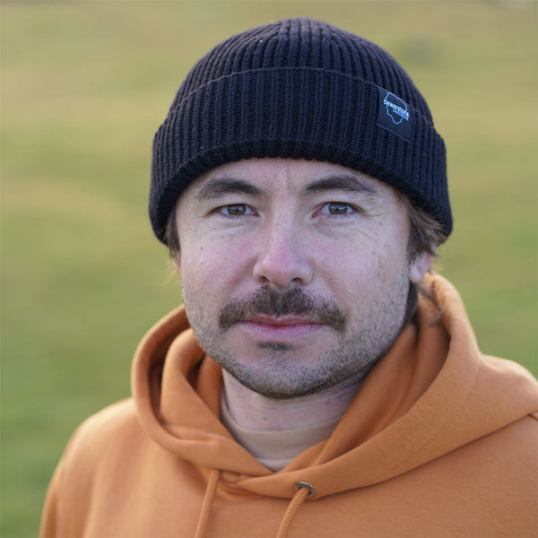 Dewerstone Stroller Recycled Beanie - Black - - Skatewarehouse.co.uk