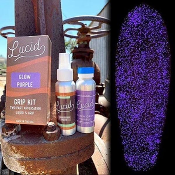 Lucid Grip - Glow - Purple Skateboard Grip Tape