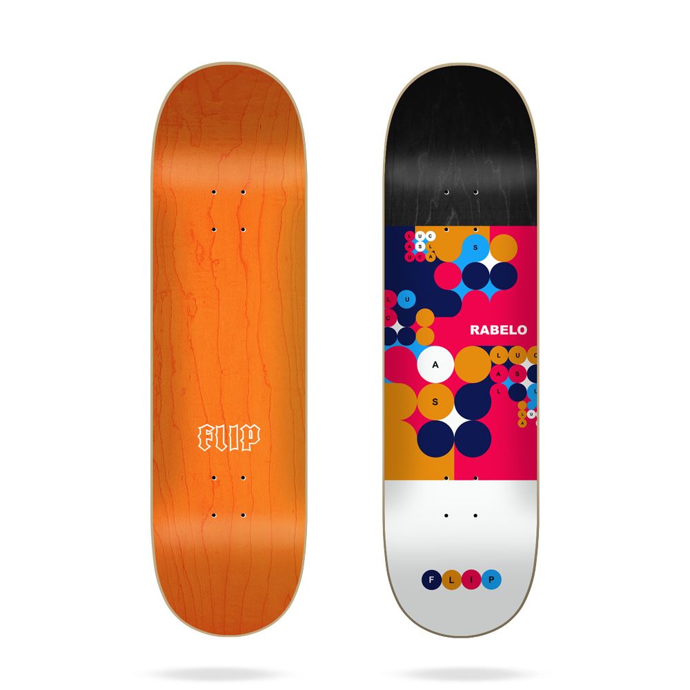 Flip Stenograph Rabelo Flip Skateboard Deck - 8.125" - Skatewarehouse.co.uk