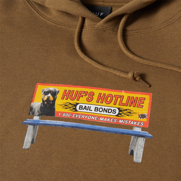 HUF Bail Bonds P / O Hoodie (Mud)