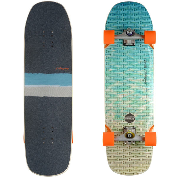 Loaded Carver Bolsa II CX Surfskate Complete - Weave - Love Handles Orange