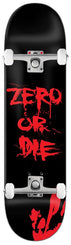Zero Skateboard Zero or Die Black Dipped x Venom Custom Complete Skateboard - 8.5" - Skatewarehouse.co.uk