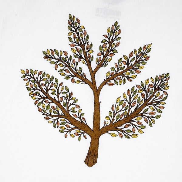 Magenta Tree Plant Tee White - Skatewarehouse.co.uk