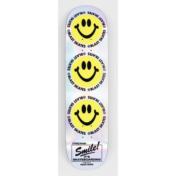 Blast Holo Smile Popsicle Skateboard Deck - 8.25