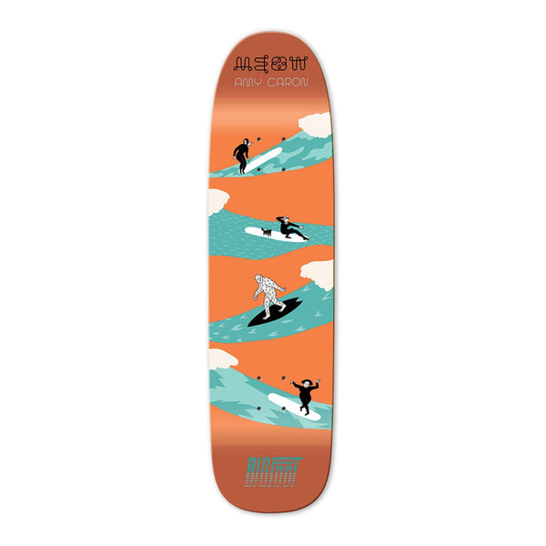 Meow Amy Caron Bigfoot Multi Skateboard Deck - 8.25