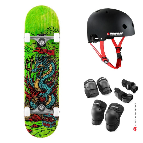 Enuff Yōkai Dragon Complete Skateboard Bundle - 8.25