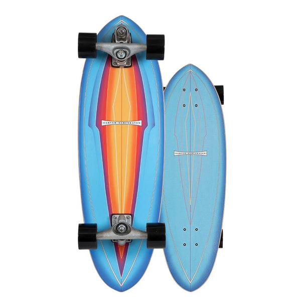 Carver Blue Haze - C7 Surfskate Cruiser Skateboard - 9.875
