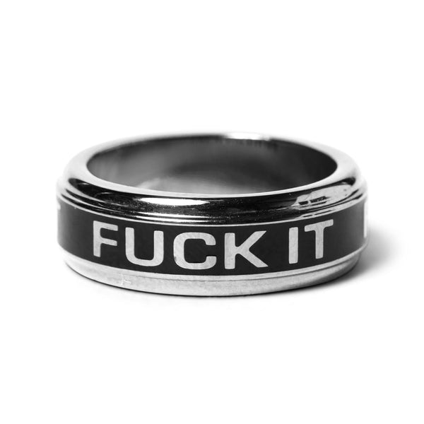 HUF Mono Ring (Silver) Skateboard Deck - 8.0