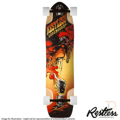 Restless WIM - Setup 4 with Paris Raw 180mm Trucks Longboard Complete
