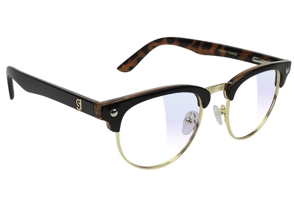 Glassy Eyewear Morrison Premium Gaming Glasses Black / Tortoise / Clear - Skatewarehouse.co.uk