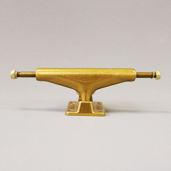 Picture Metal Custom Colour (Goldy) Skateboard Trucks - 5.25