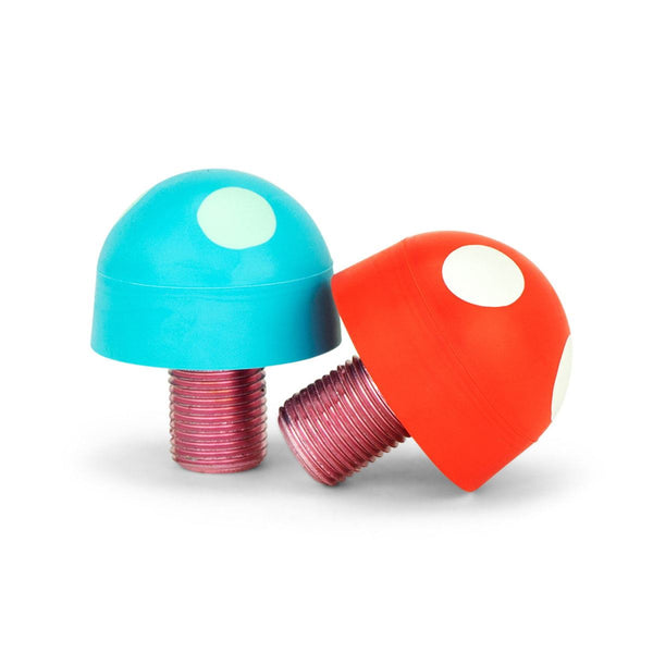 Moxi Mushroom Toe Stops - Red (Pair)