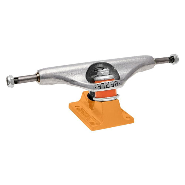 Indy Stage 11 Skateboard Trucks Pro Elijah Berle Skull Silver / Orange - 159 - Skatewarehouse.co.uk