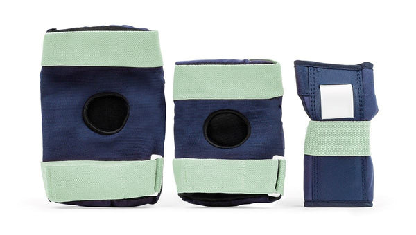REKD Heavy Duty Triple Pad Set - Blue / Mint - Skatewarehouse.co.uk