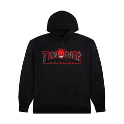 Thrasher x Spitfire Hood Big Head Outline - Black