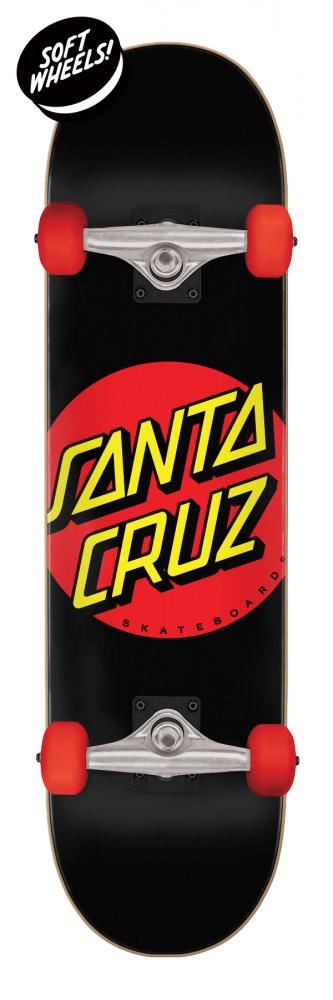 Santa Cruz Classic Dot Super Micro Complete Skateboard - 7.25"