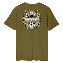 Independent T-Shirt Anytime Anywhere Chain - Olive Drab - Skatewarehouse.co.uk