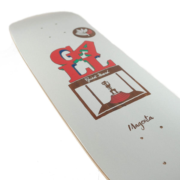 Magenta Fred Gall Guest Board ( Old School Shape) Skateboard Deck - 8.4