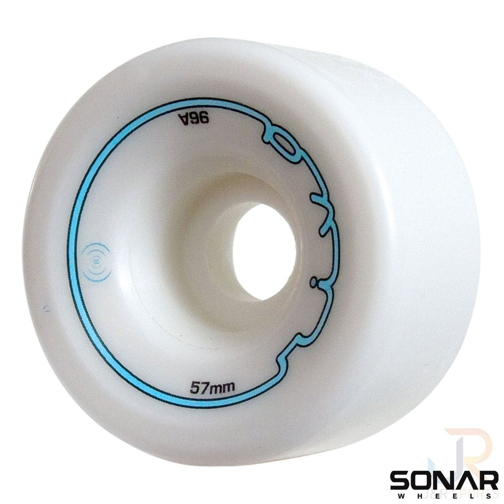 Sonar (4) - Riva - White - / 96a Skateboard Wheels - 57mm