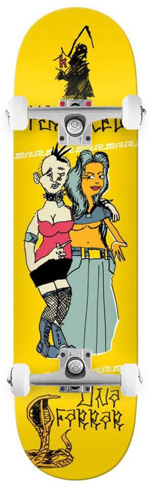 Krooked Una Punx x Venom Custom Complete Skateboard - 8.38