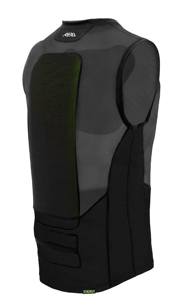 REKD Energy Ranger Protective Vest - Black - Skatewarehouse.co.uk
