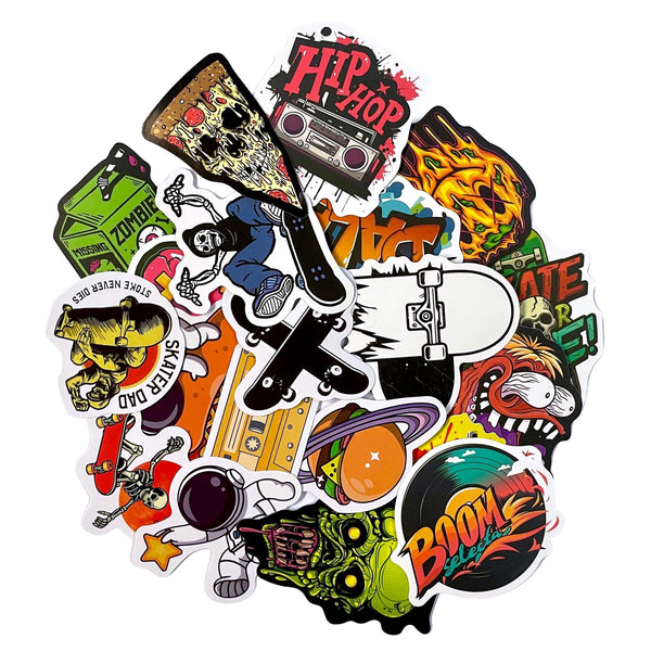 Street-Art Chaos Random Sticker Bundle (20 Pack) - Skatewarehouse.co.uk