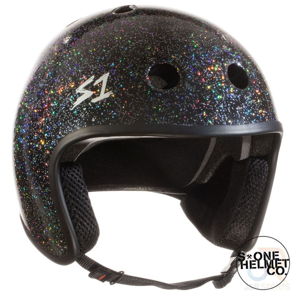 S1 RETRO Lifer Helmets - Black Glitter