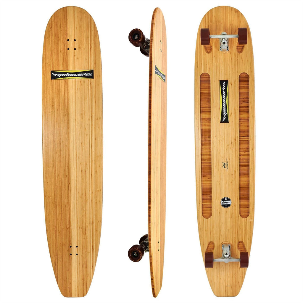 Hamboards - 6'2" The Classic - Bamboo Longboard Complete