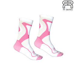 FR NANO Sports Socks - White / Pink