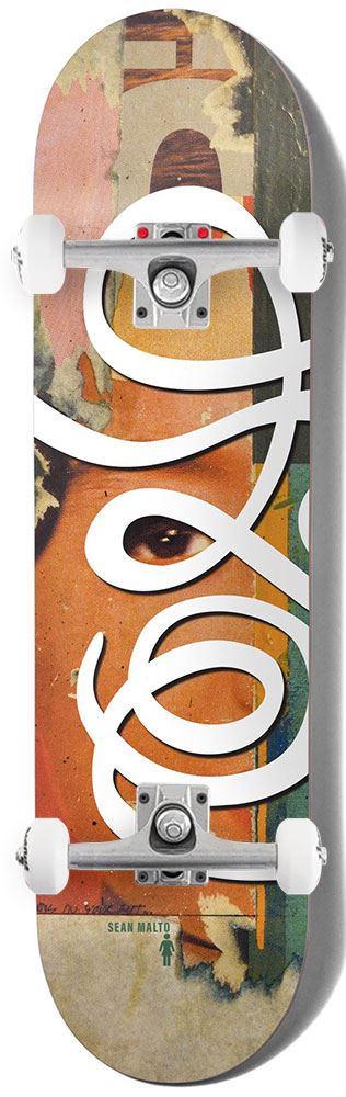 Girl Jenkins Swirls Sean Malto x Venom Custom Complete Skateboard - 8.25" - Skatewarehouse.co.uk