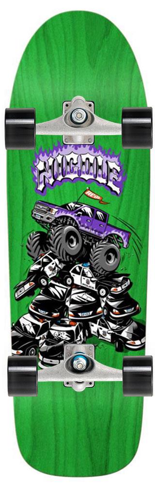 Real Nicole Pig Romp x Carver Custom Surf Skate Skateboard CX - 9.75