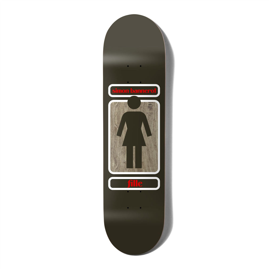 Girl Til W41 Simon Bannerot Skateboard Deck - 8.25" - Skatewarehouse.co.uk