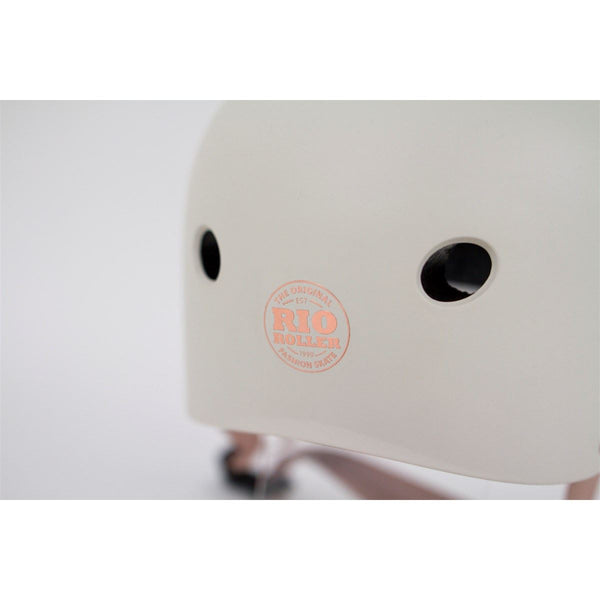 Rio Roller Rose Skate Helmet - Cream - Skatewarehouse.co.uk