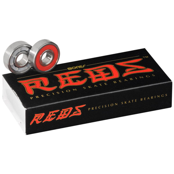 Bones Reds - 8mm - 8 Pack Skateboard Bearings