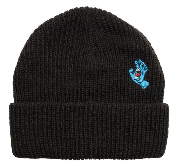 Santa Cruz Beanie Screaming Mini Hand Beanie Black - O/S
