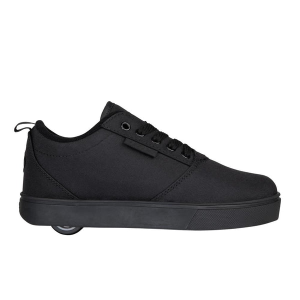Heelys Pro 20  - Triple Black Canvas - Skatewarehouse.co.uk