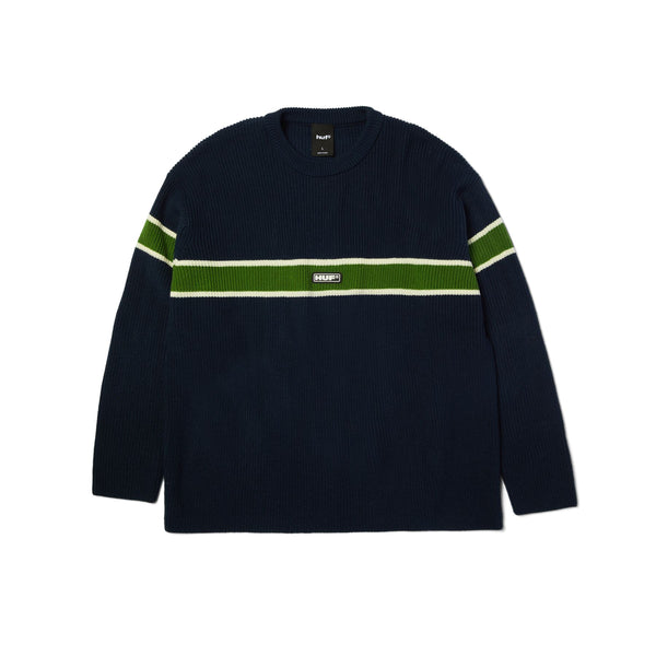 HUF Winnfield Crewneck Sweater (Navy) - L
