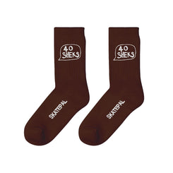 SkatePal '40 Shecks' Socks Mud