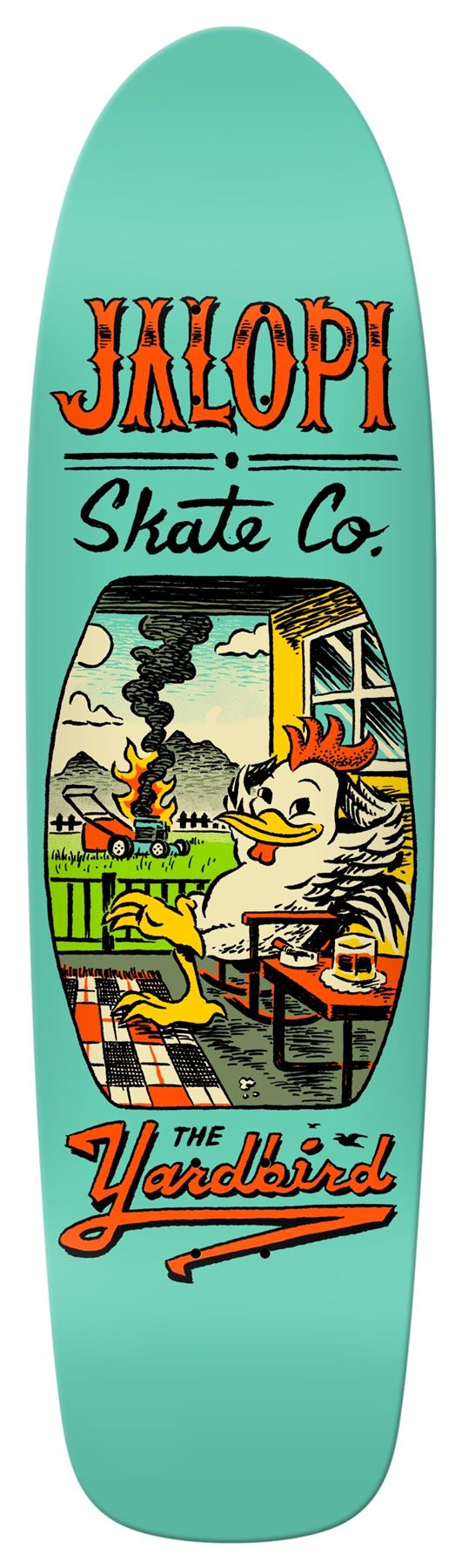 Anti Hero Team Jalopi Yardbird Skateboard Deck - 9.81