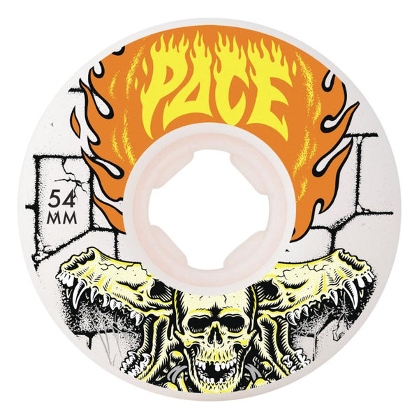 OJ Skateboard Wheels Rob Pace Dungeon Elite Chubbie - White - Skatewarehouse.co.uk